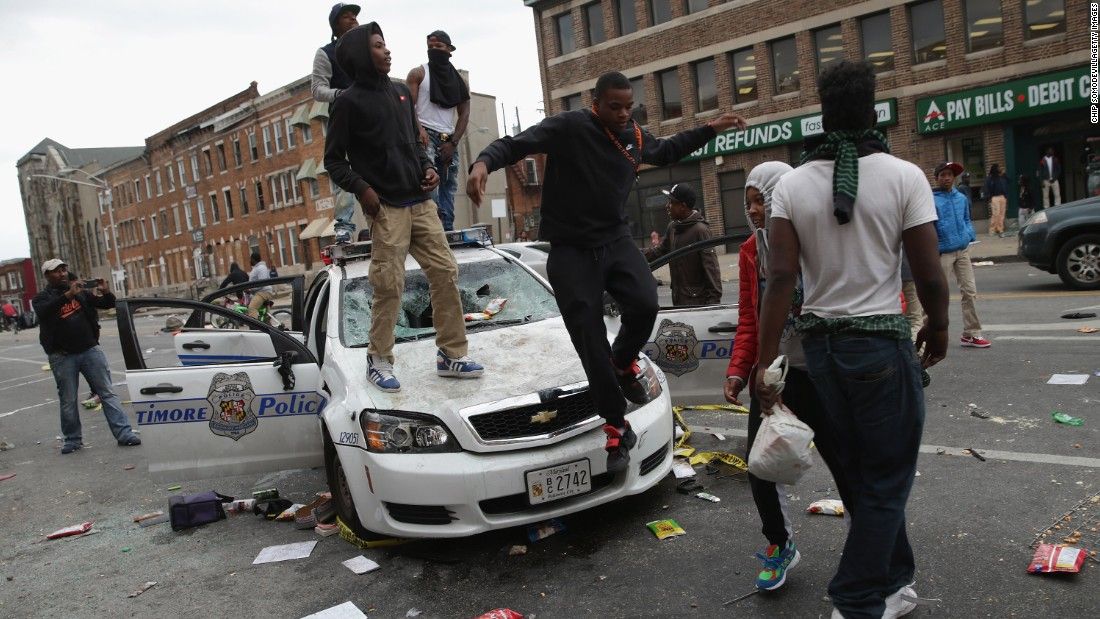 Freddie Gray riot